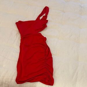 Hello Molly Vibrant Red Dress